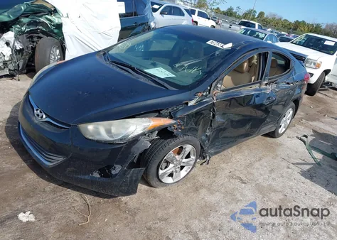 2013 Hyundai Elantra Gls из США, поврежденный, VIN 5NPDH4AE3DH287953